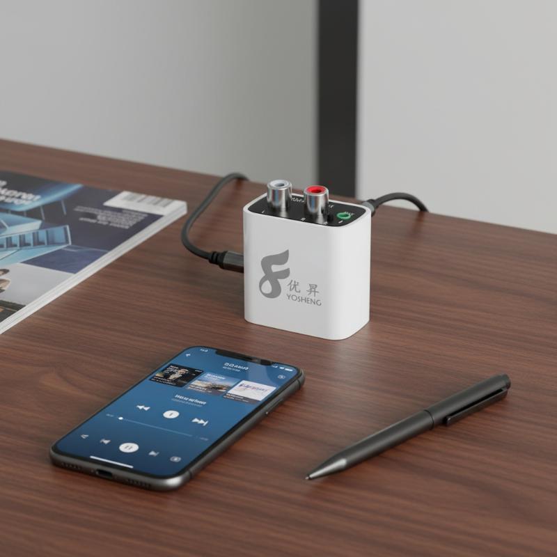 Bluetooth Speaker - 古いステレオ用Bluetoothレシーバー ワイヤレスオーディオアダプター 低遅延ロスレスサウンド 有線スピーカー用 家庭用 車用