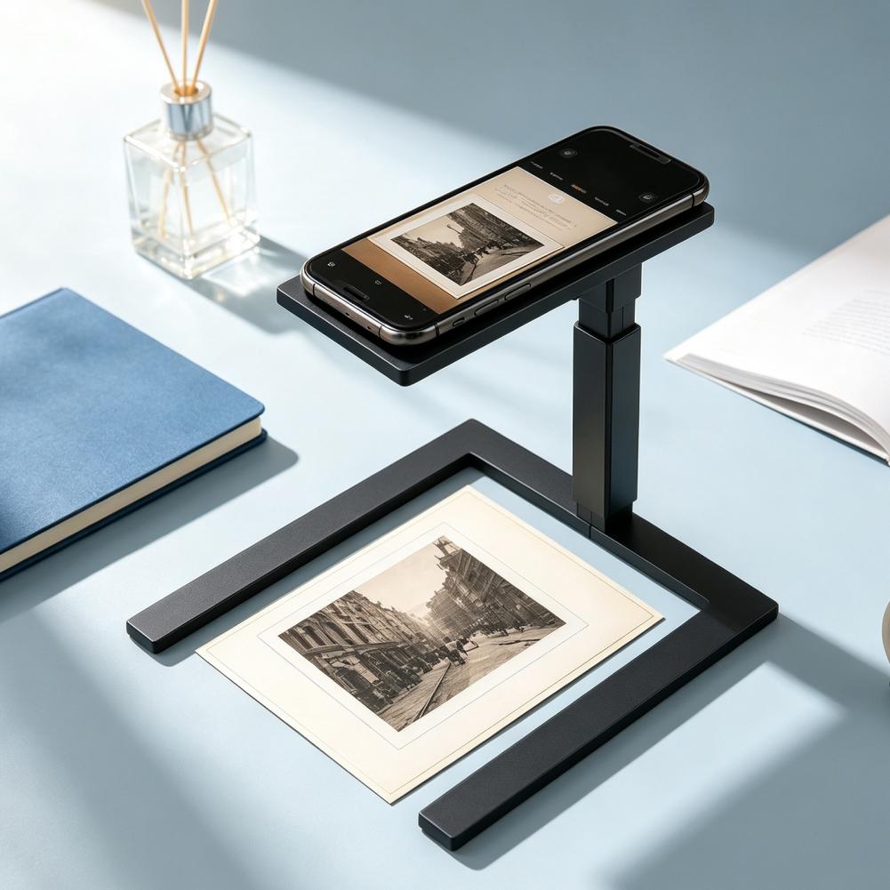 Phone Holder - 折りたたみ式携帯電話ホルダー 携帯電話用調節可能なデスクトップスタンド ストリーミングビデオ通話やゲーム用のポータブルクレードル