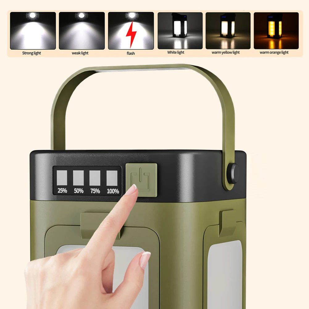 ソーラー充電式折りたたみ式2000mAhパワーバンク付き屋外 - Power Bank のレビューと価格