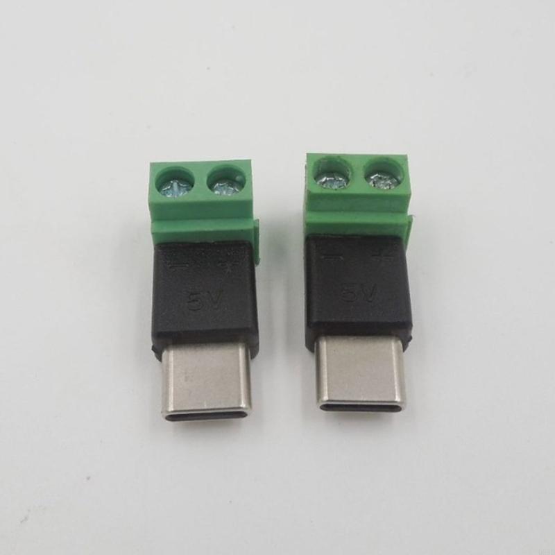 タイプ C オス - 2Pin 5V 圧着グリーン端子アダプ - Electronics And Gadgets Ce のレビューと価格