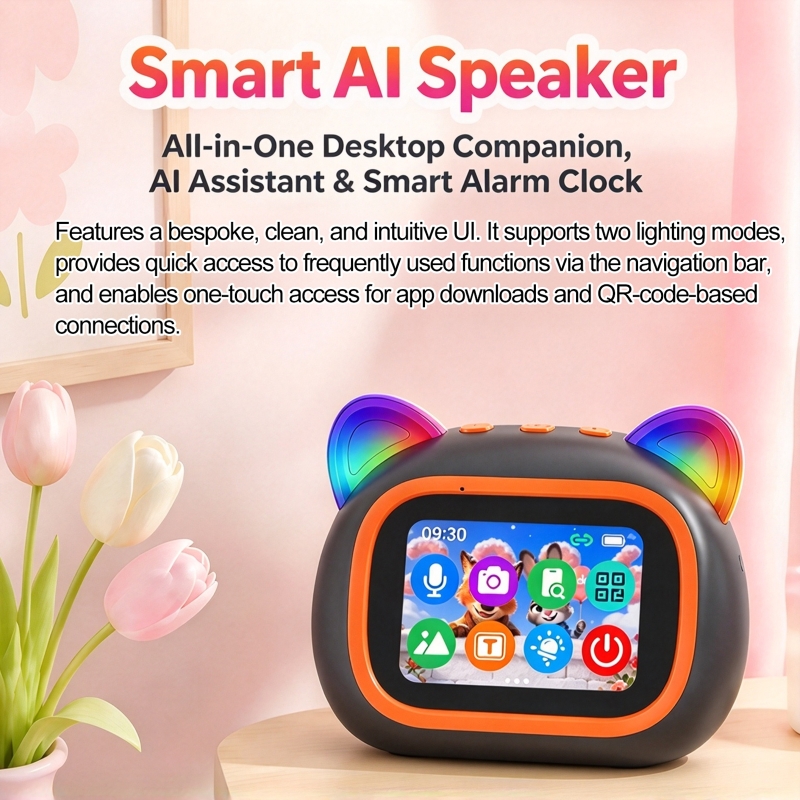 AIスマートスピーカー 4.0インチHD TFTディスプレイ - Bluetooth Speaker のレビューと価格