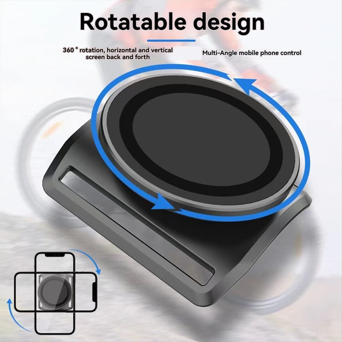 磁気式スマホホルダーアームマウント サイクリング ジム ラン - Phone Holder のレビューと価格