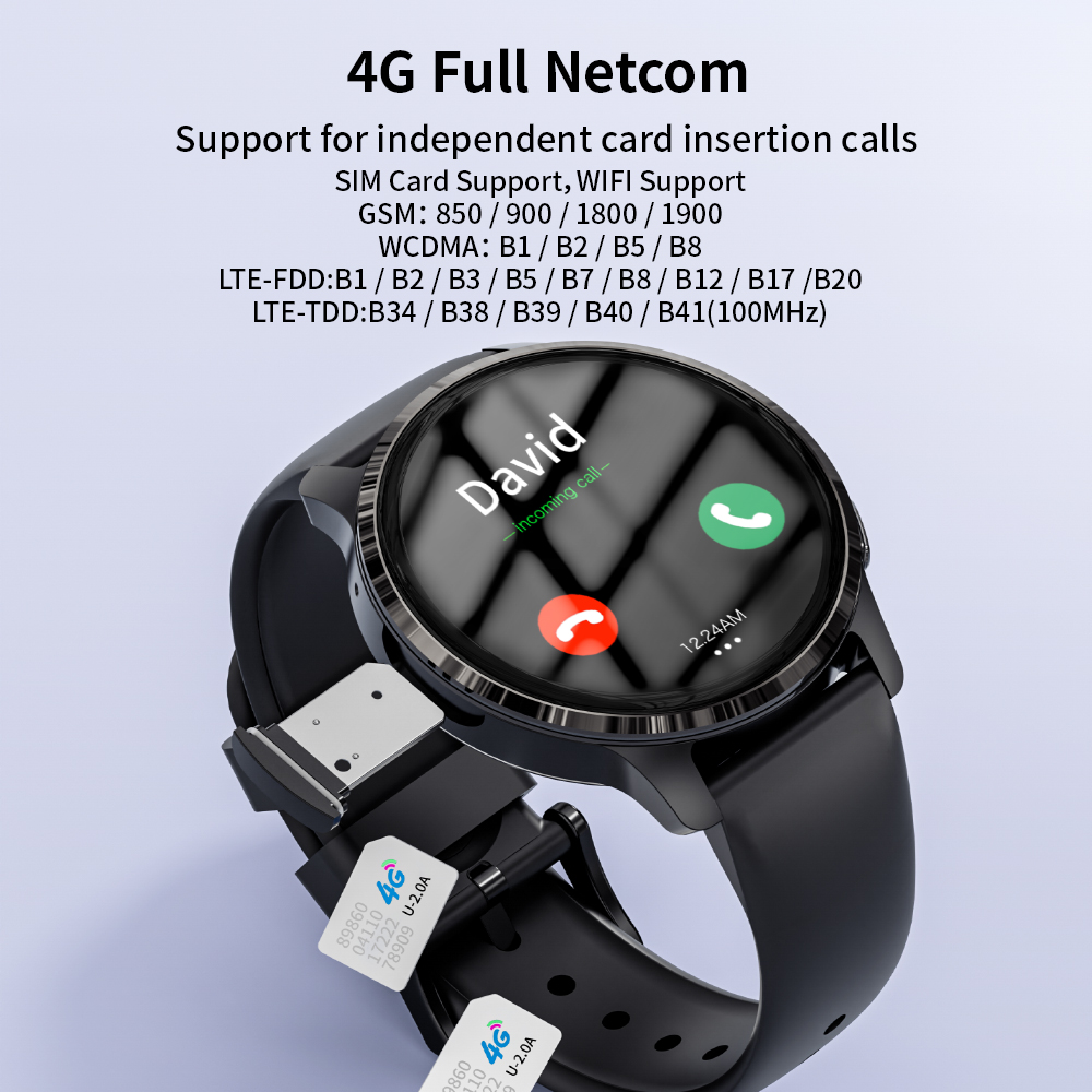 4G 5G対応 SIMカード搭載 Androidスマートウォ - Smart Watch のレビューと価格