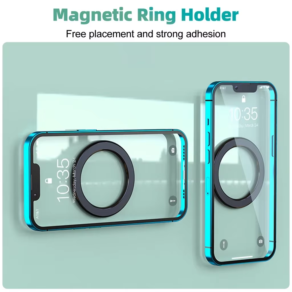 MagSafe対応 強力磁気リング式スマホホルダー 粘着マグ - Usb Charger のレビューと価格