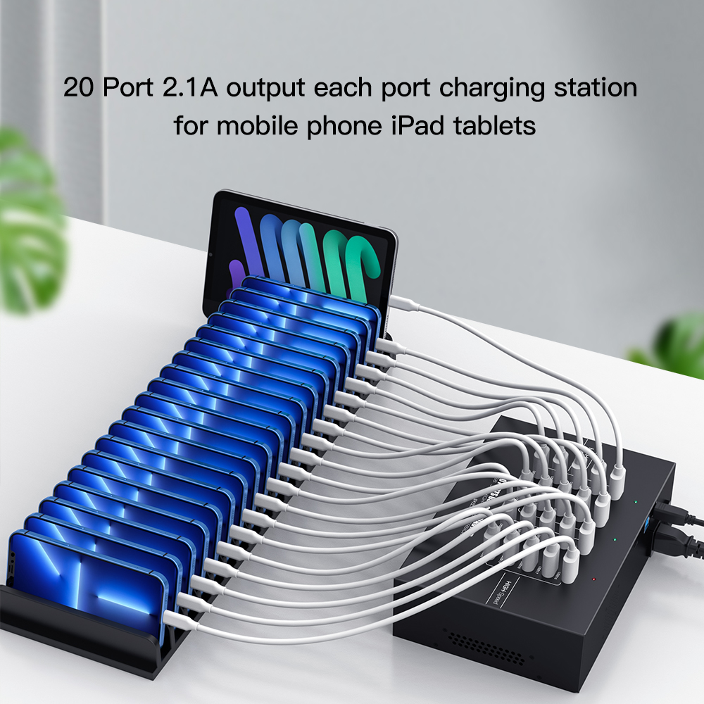 20ポートUSB 3.0充電ハブ（同期＆充電機能付き、And - Usb Hub のレビューと価格