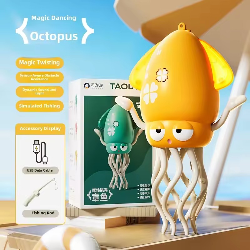 スマートダンシングタコロボット - 自動回避電子玩具、子供向 - Electronics Gadgets For Gift のレビューと価格