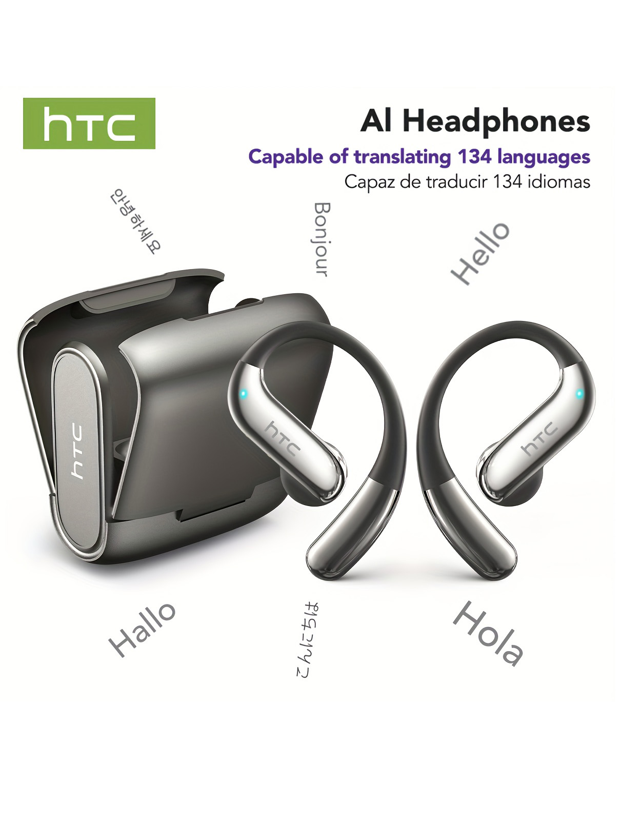 オープンイヤー Bluetooth ヘッドフォン HTC 3 - Headphones Wireless のレビューと価格