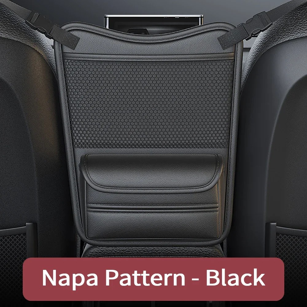 多機能カー収納ポケット。シート間のスペースに設置可能。PUレ - Phone Holder のレビューと価格