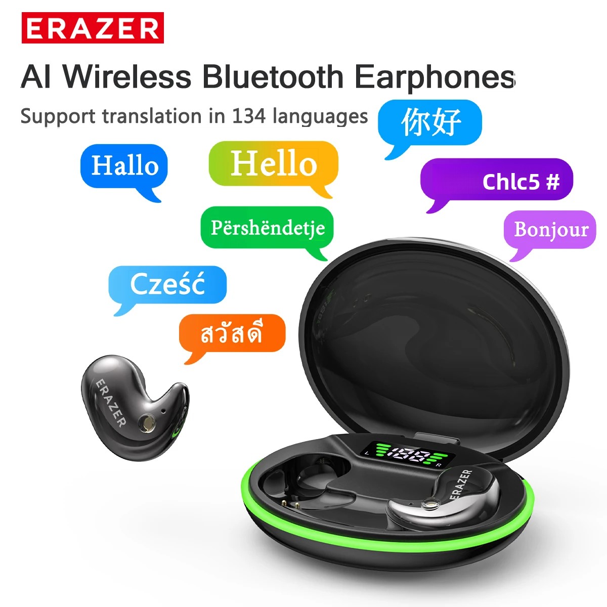EARZER XF58 インイヤー型Bluetoothヘッド - Wireless Charger のレビューと価格