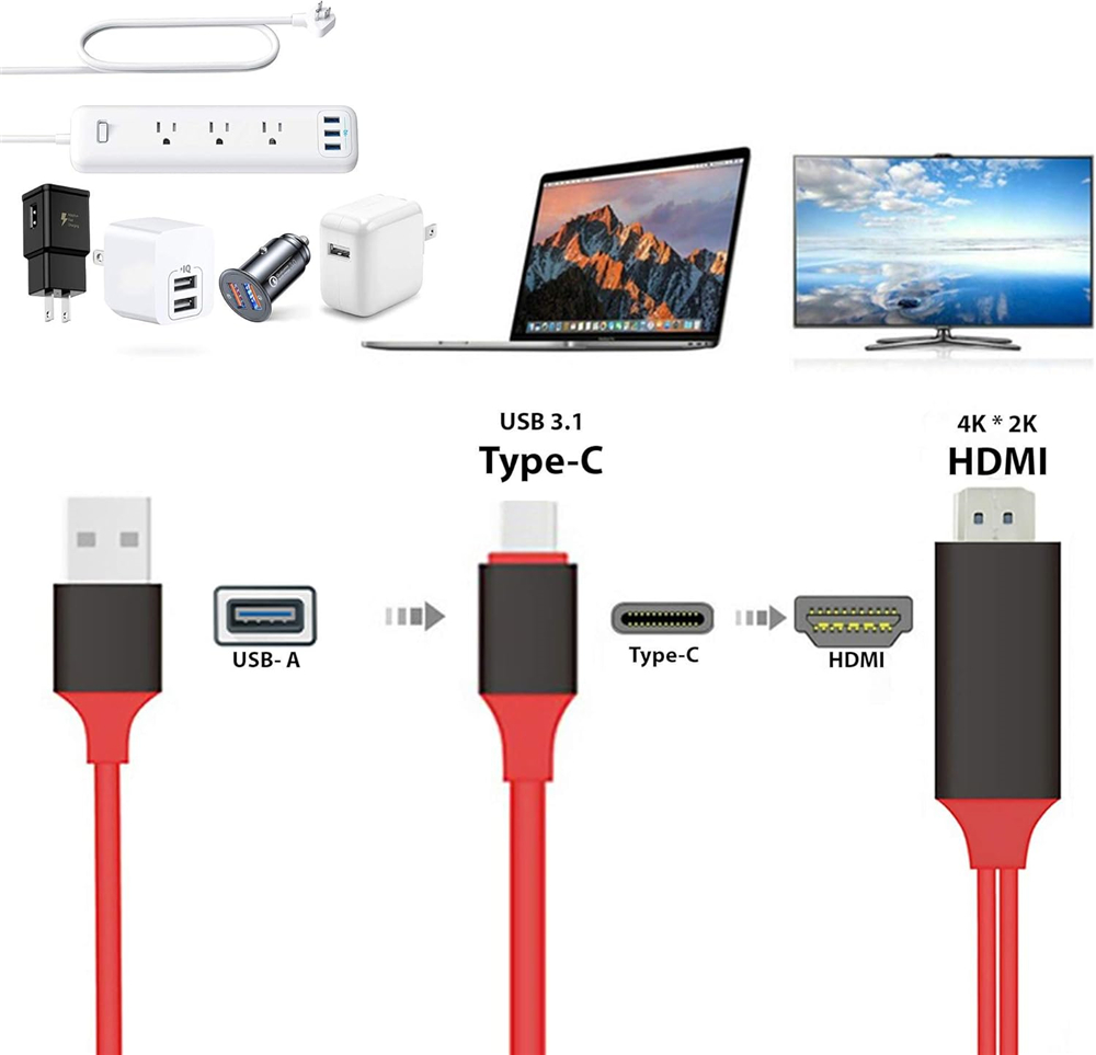 2M 4K Type-C to HDMIアダプター（USB給 - Hdmi Adapter のレビューと価格