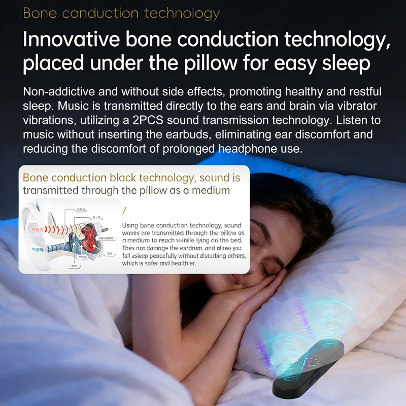 骨伝導Bluetooth睡眠スピーカー、ディスプレイ画面内蔵 - Bluetooth Speaker のレビューと価格
