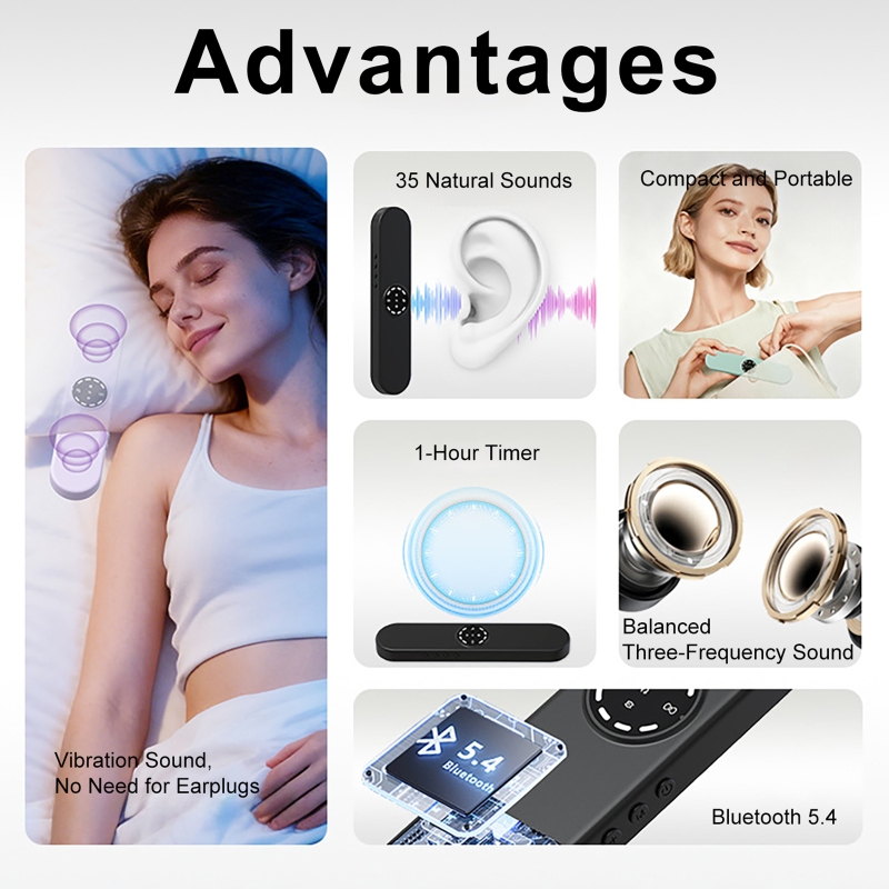 骨伝導Bluetooth睡眠スピーカー、ディスプレイ画面内蔵 - Bluetooth Speaker のレビューと価格