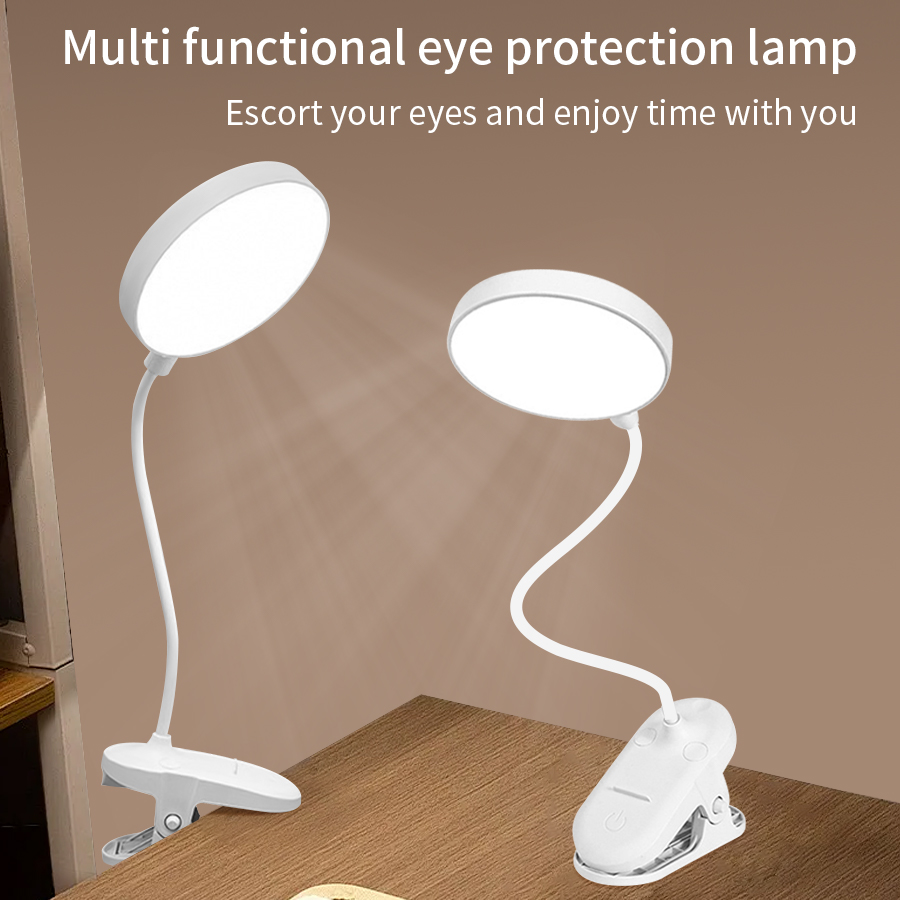 LEDクリップデスクランプ360 °   柔軟なタッチ調光機 - Phone Holder のレビューと価格