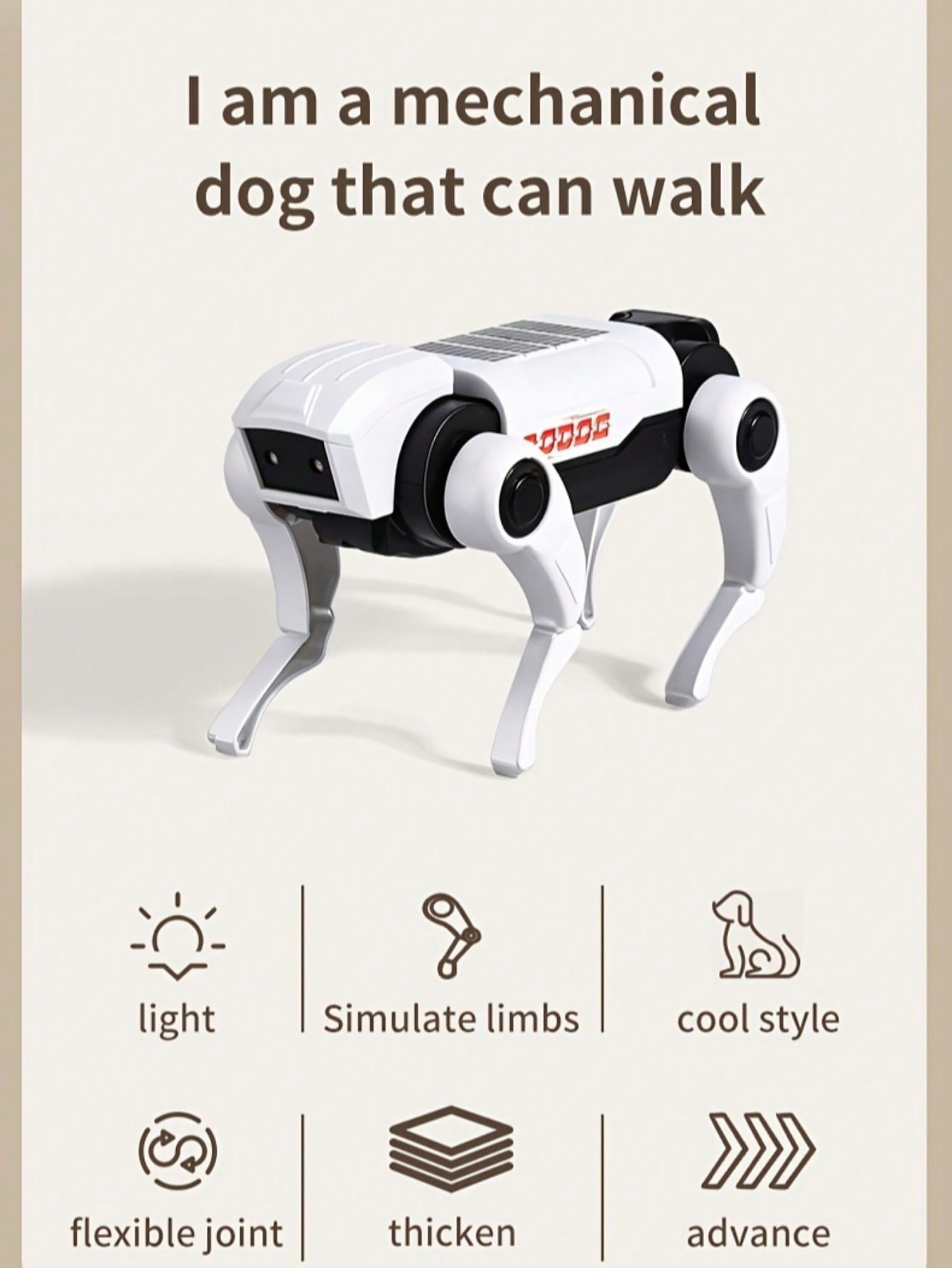 電池式の機械式ロボット犬のおもちゃ。自動で歩行し、STEM教 - Electronics Gadgets For Gift のレビューと価格