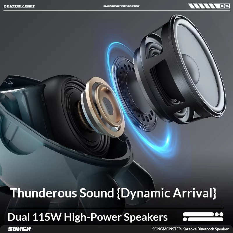SONGX オーディオ デュアルマイク デュエット 15W  - Bluetooth Speaker のレビューと価格