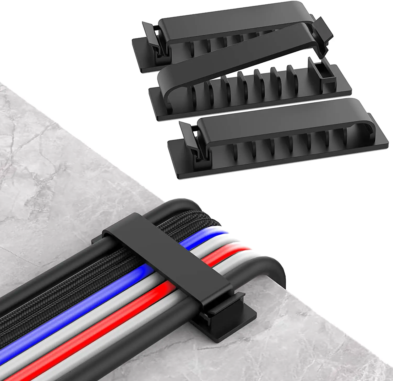 ケーブルオーガナイザー、コードマネジメント、ワイヤーホルダー - Cable Organizer のレビューと価格