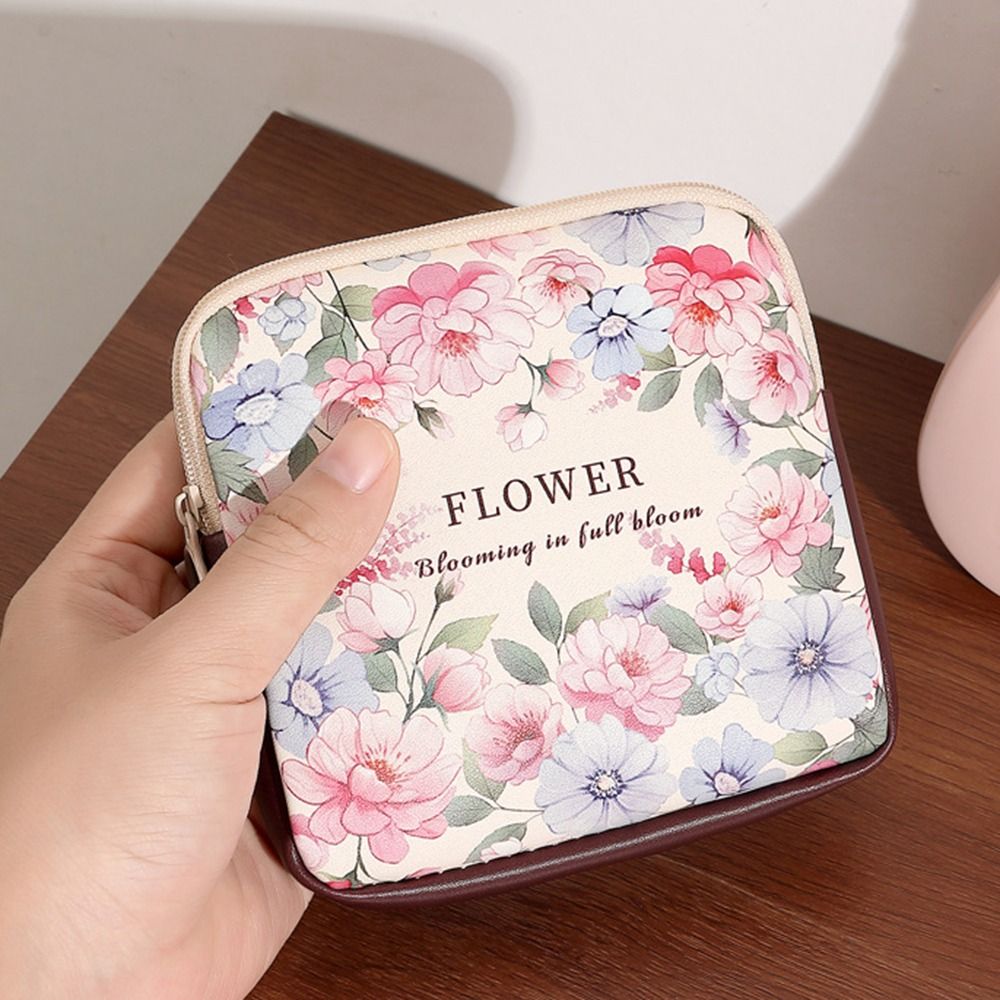 新しいPVCサニタリーパッドバッグ 大容量 多目的コスメティ - Cable Organizer のレビューと価格