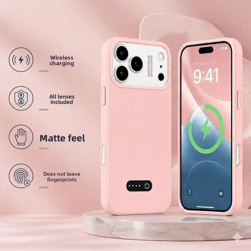 iPhone 16 Pro用バッテリーケース。2500mAh - Power Bank のレビューと価格