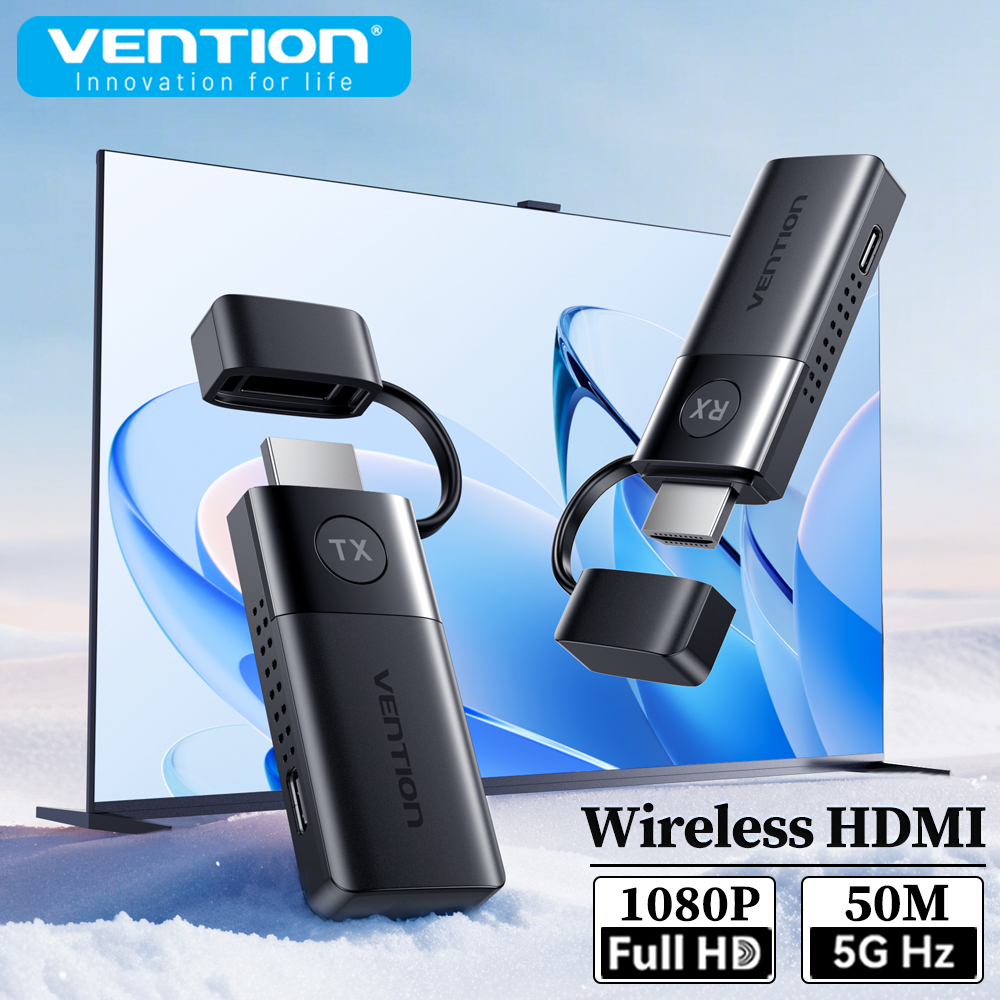 Vention ワイヤレス HDMI トランスミッターとレシ - Hdmi Adapter のレビューと価格